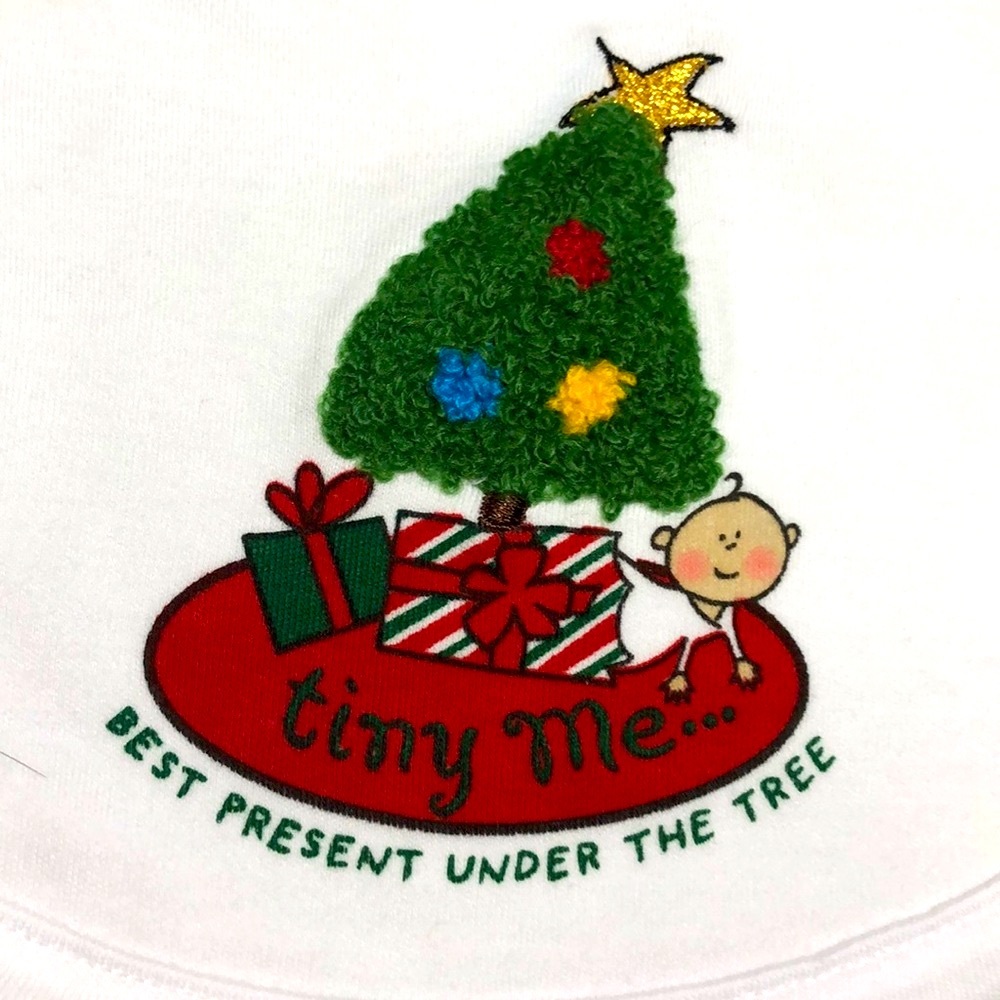 Mud Pie Christmas Bib  NWT